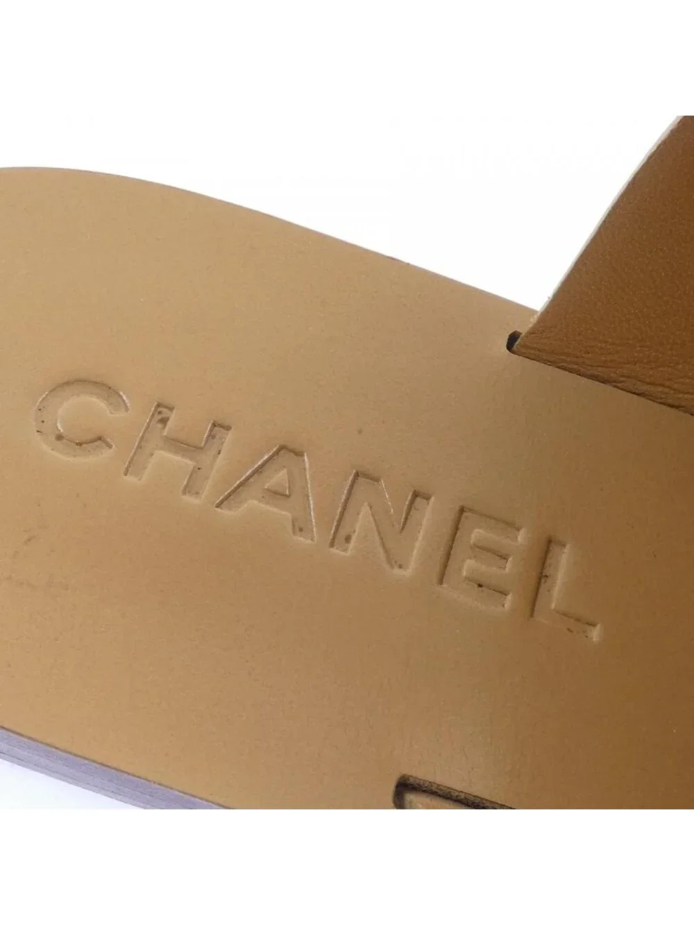 Chanel Sandals Gold